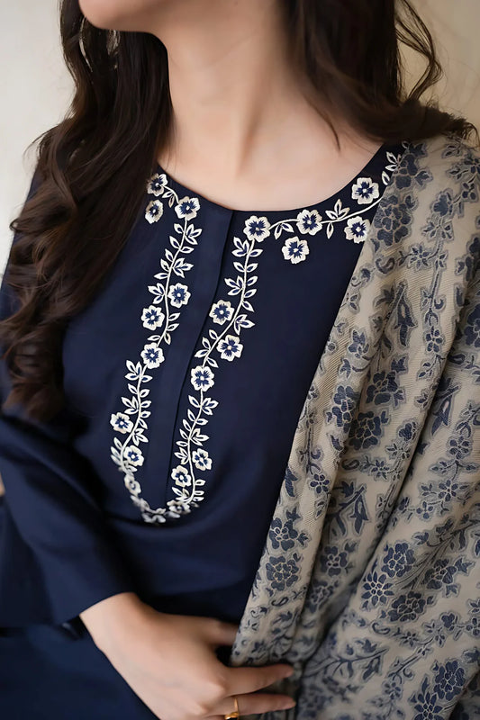 Asline Heavy 3pc Emboidery