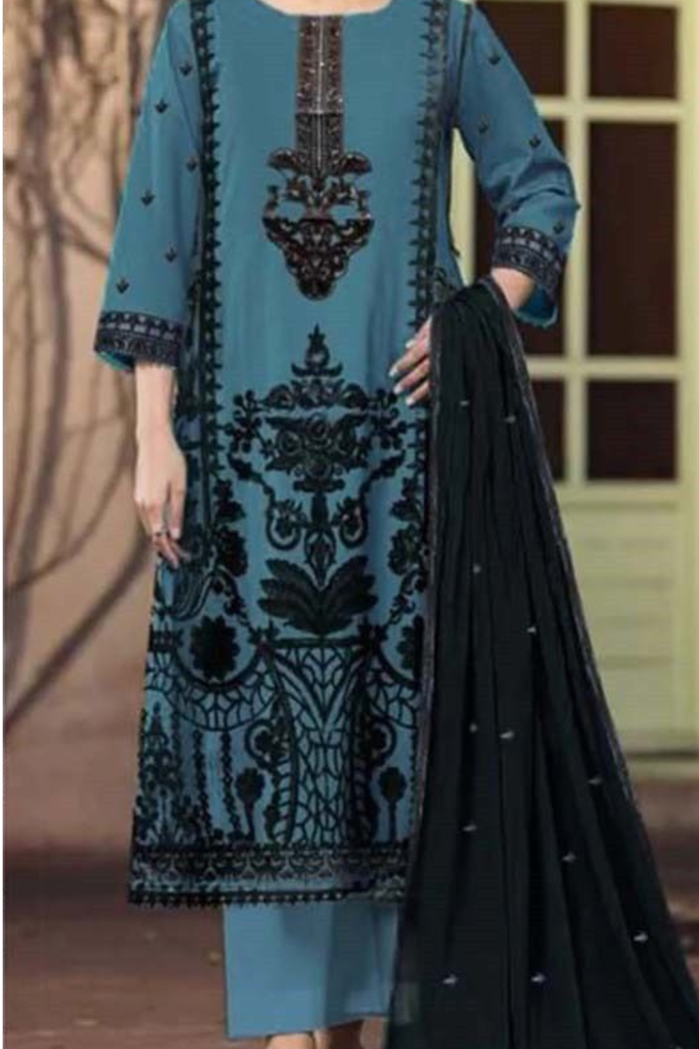 3PC Embroidered IR0092