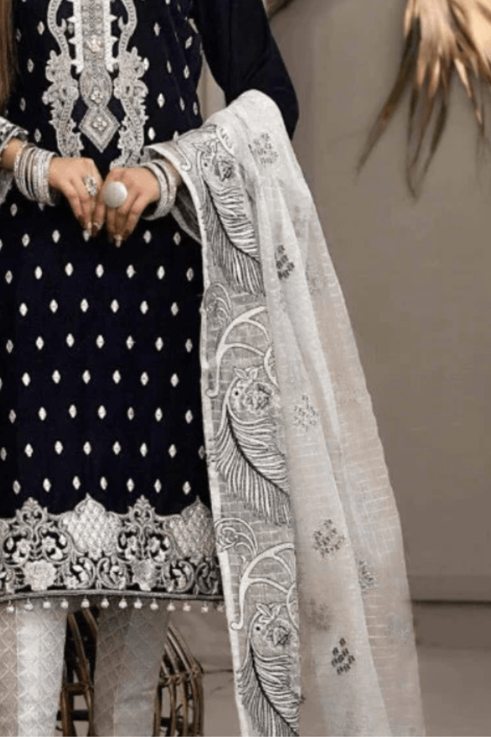 3PC Embroidered IR0095