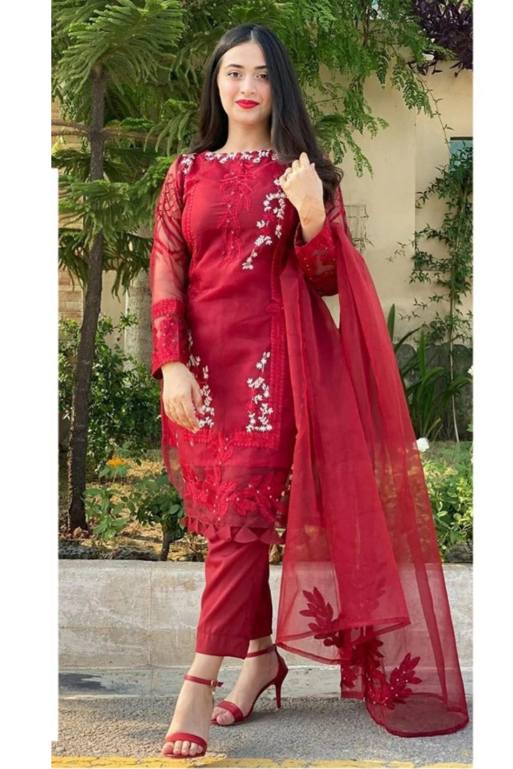 3PC Embroidered IR034-M