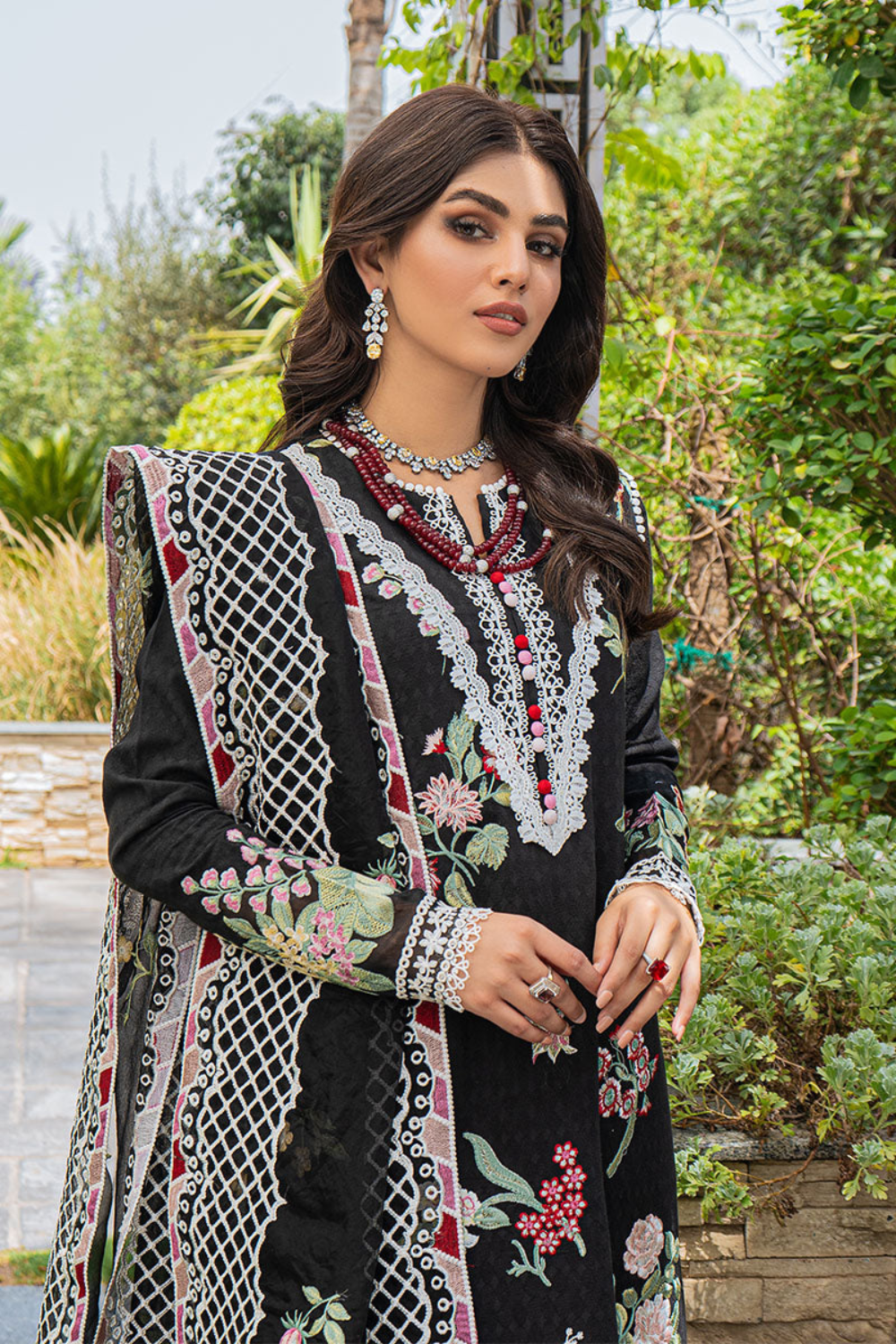 3PC Embroidered IR040-M