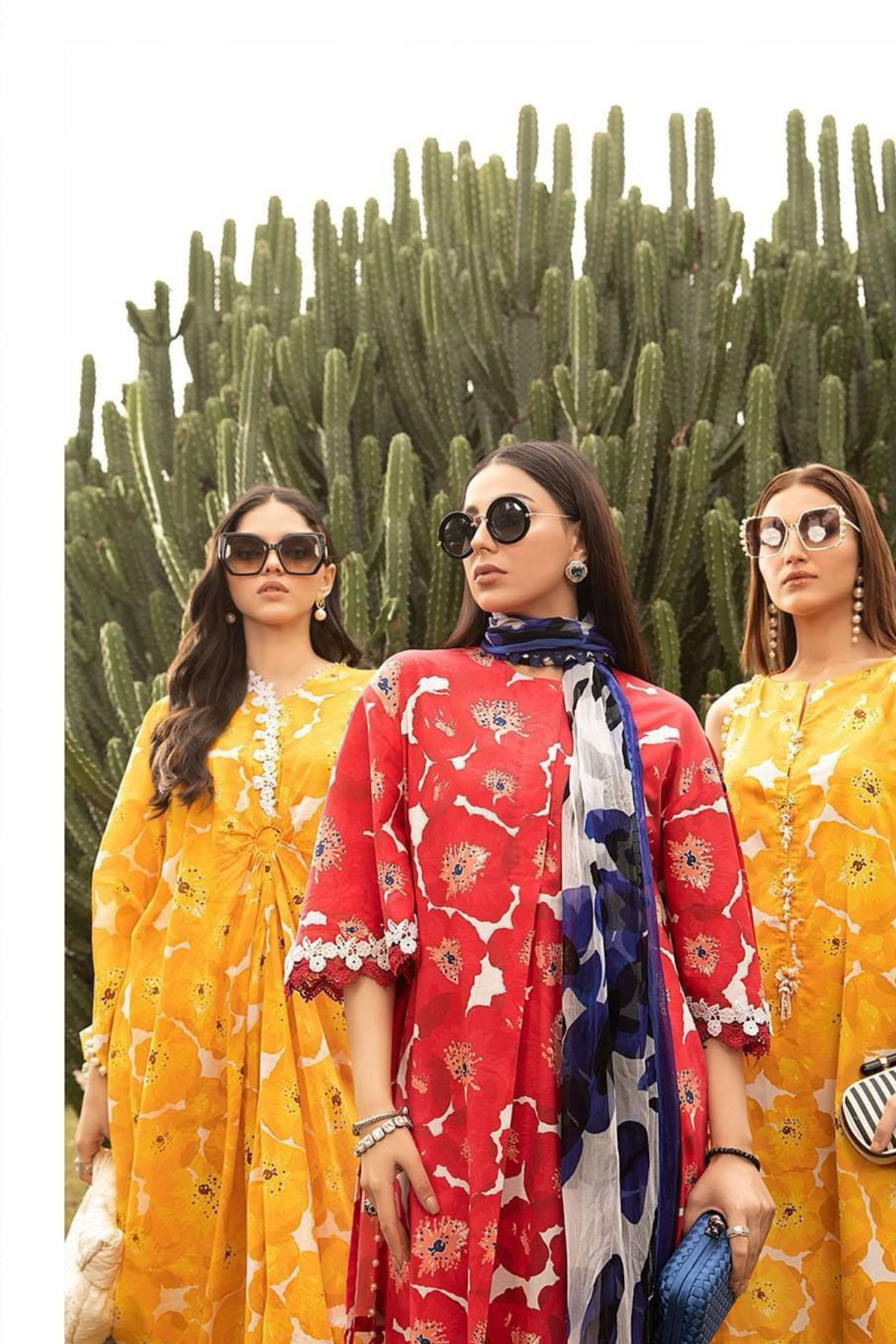 PRINTED 3PC LAWN  DRESS WITH CHIFFON PRINTED DUPATTA  IR-1008