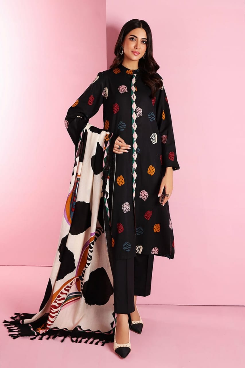 3PC Embroidered IR0026