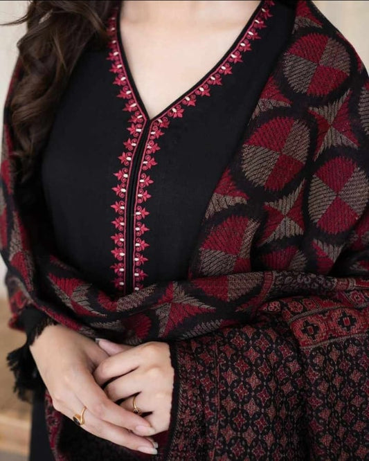 Asline Heavy 3pc Emboidery